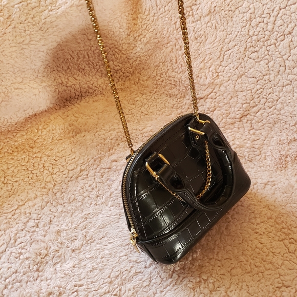 🖤 Faux Leather Mini Satchel - Picture 7 of 8